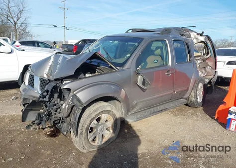 2006 Nissan Pathfinder Le из США, поврежденный, VIN 5N1AR18W96C615948